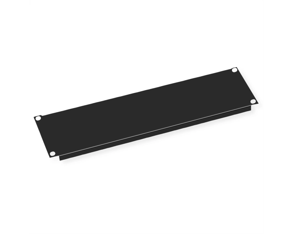 VALUE 19-Zoll-Blindplatte 3 HE, schwarz