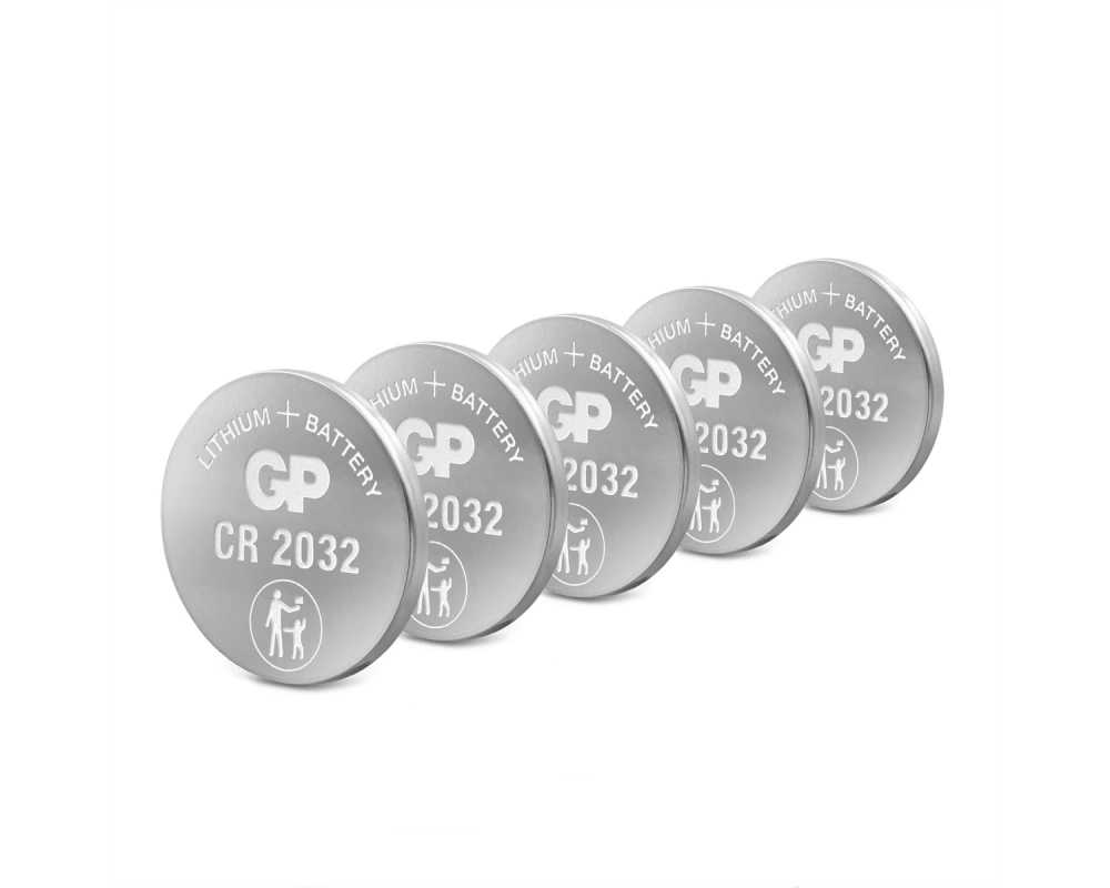 GP Batteries Lithium CR2032 5x 3V Knopfzelle