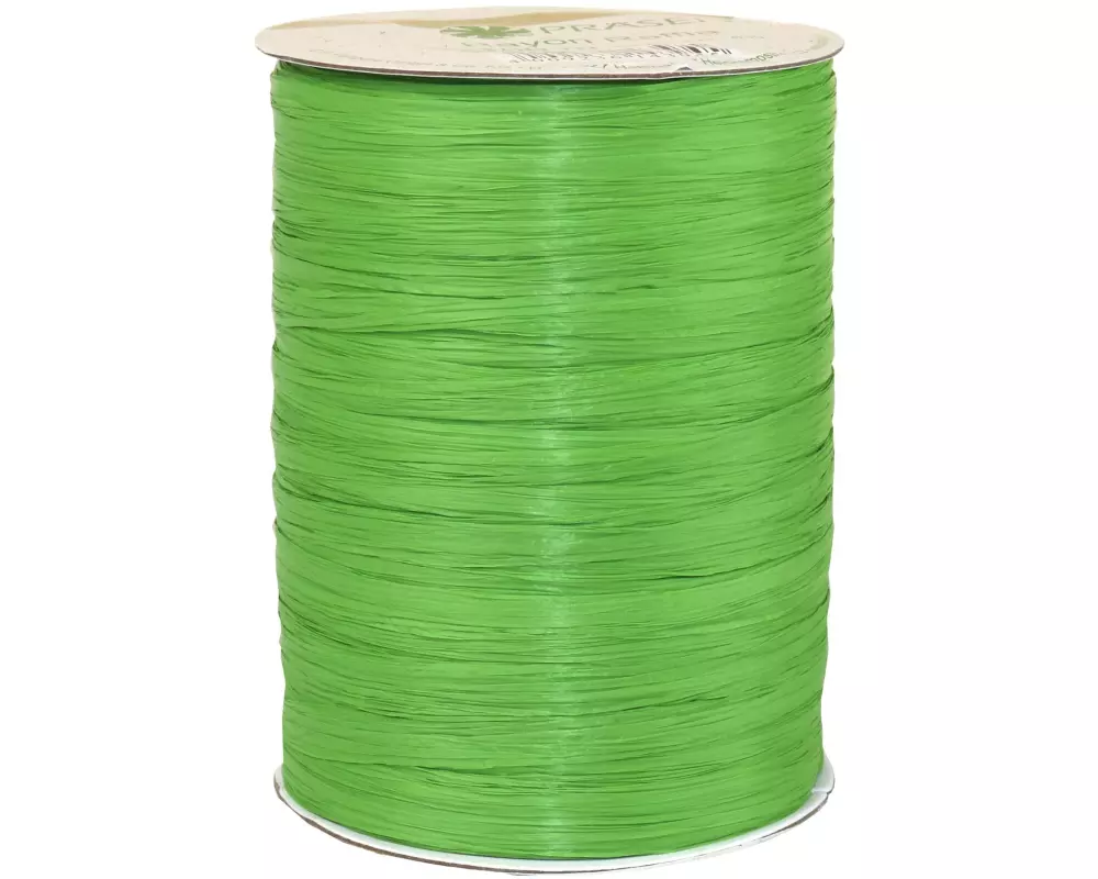 Pattberg Geschenkband Raffia Rayon 100 m, Apfelgrün