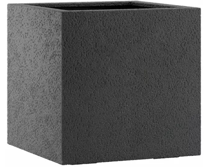 Esteras Blumentopf Lisburn, 27 cm, Schwarz