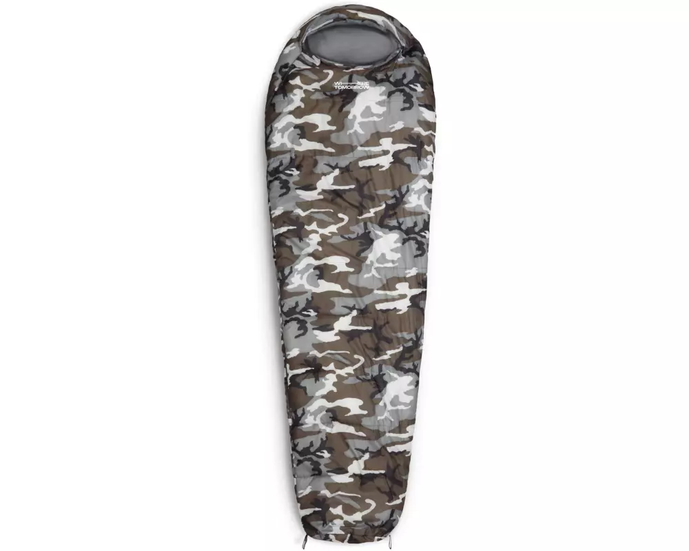 Where tomorrow Mumienschlafsack Polyester, Camouflage Grau