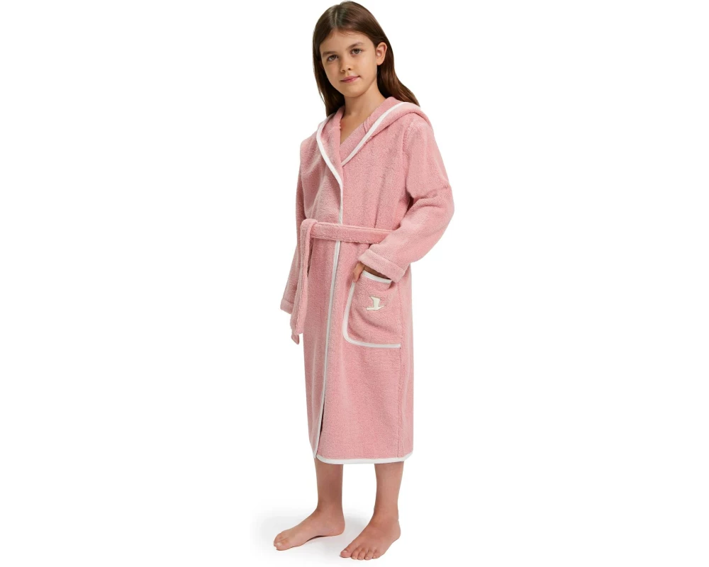 Möve Kinderbademantel Soft Hug Grösse 128, Rosa