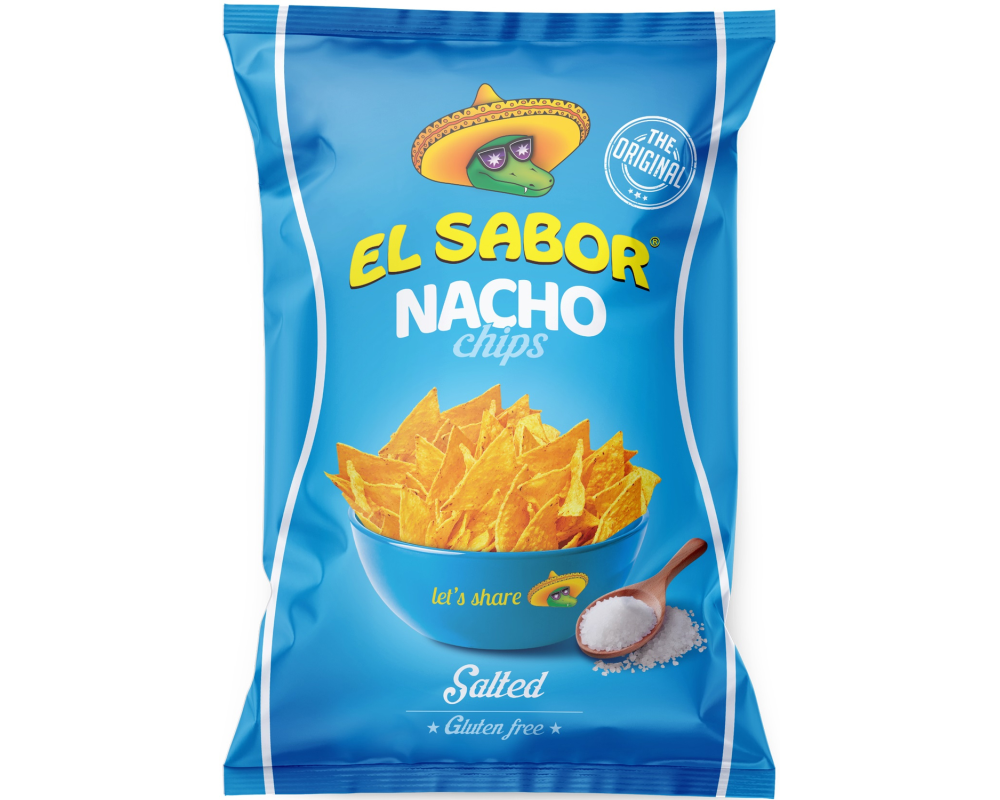 EL SABOR Nacho Chips Salted ES109 100g