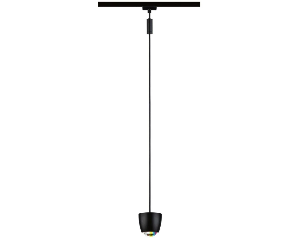 Paulmann URail LED Pendel Tyros RGBW Zigbee, 4.5W, schwarz matt