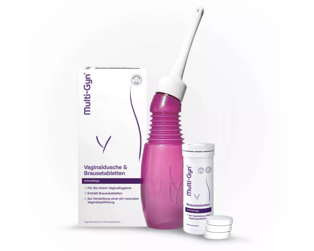 Multi Gyn Vaginaldusche + Brausetablette 1 Set