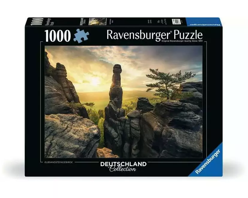 Ravensburger Puzzle Erleuchtung-Elbsandsteingebirge