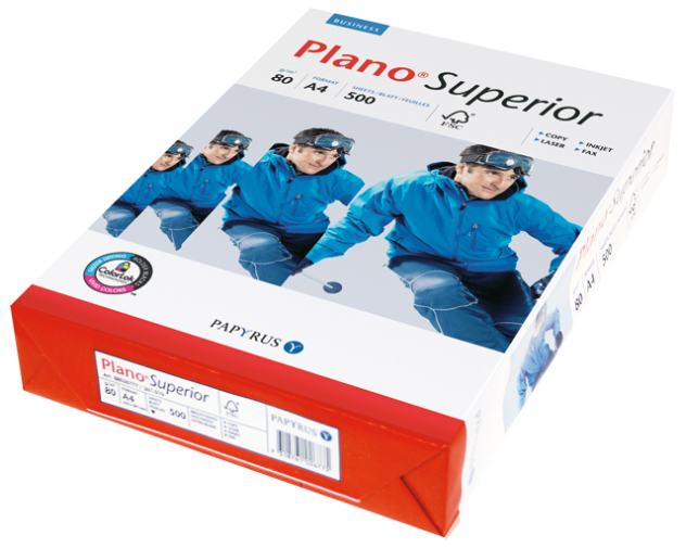 PLANO SUPERIOR 2-Loch A4 88026784 weiss, 80 g SB 500 Blatt