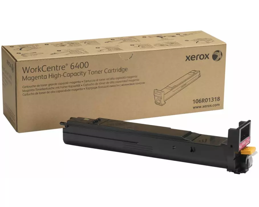 XEROX XFX Toner magenta für WorkCentre 6400 hohe Kapazität 14.000 Seiten 1er-Pack