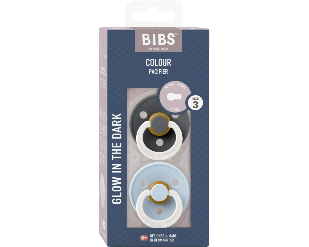 Bibs Colour Glow Naturkautschuk Rund 18-36 Monate