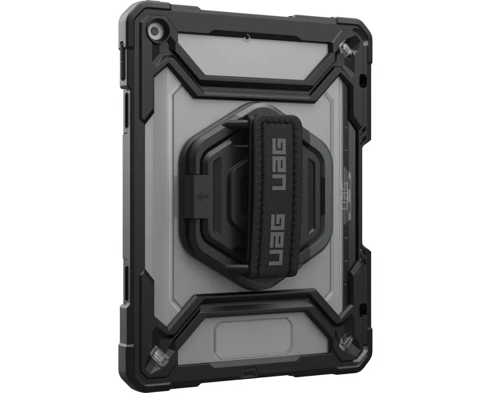 UAG Tablet Back Cover Plasma iPad (7/8/9th Gen.) Ice/Black