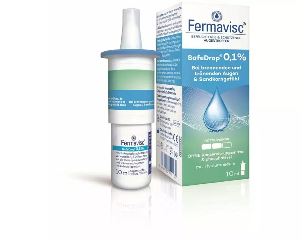 OmniVision Augentropfen Fermavisc SafeDrop 0.1% 10 ml