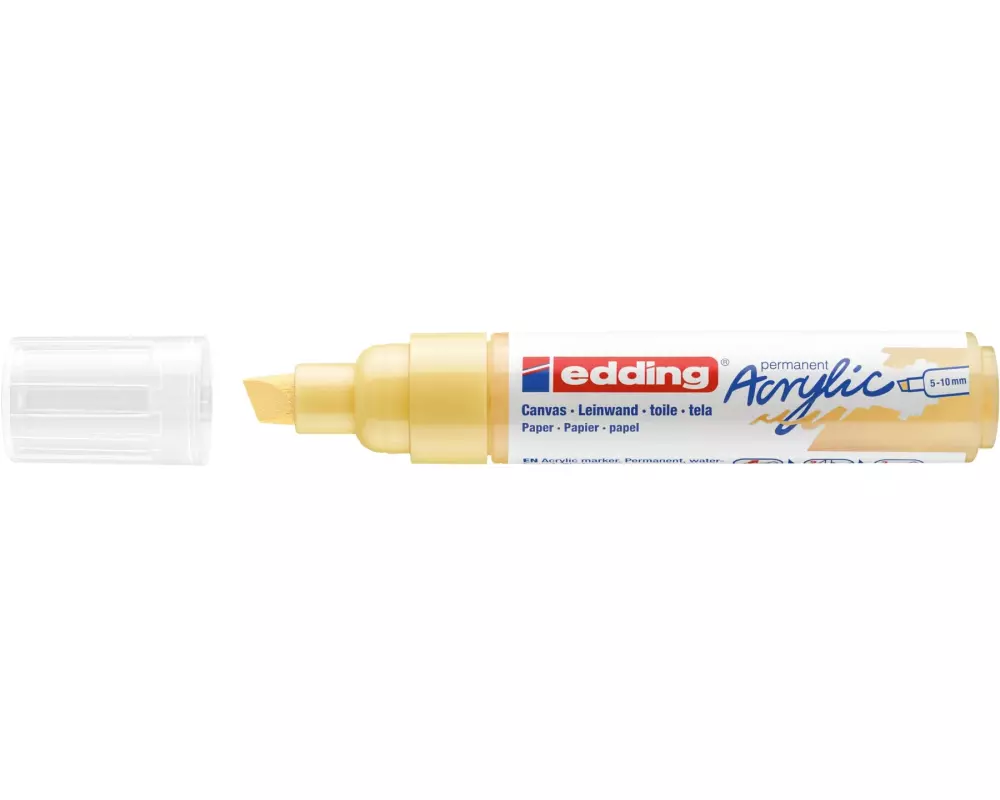 edding Acrylmarker 5000 Breit, Hellgelb