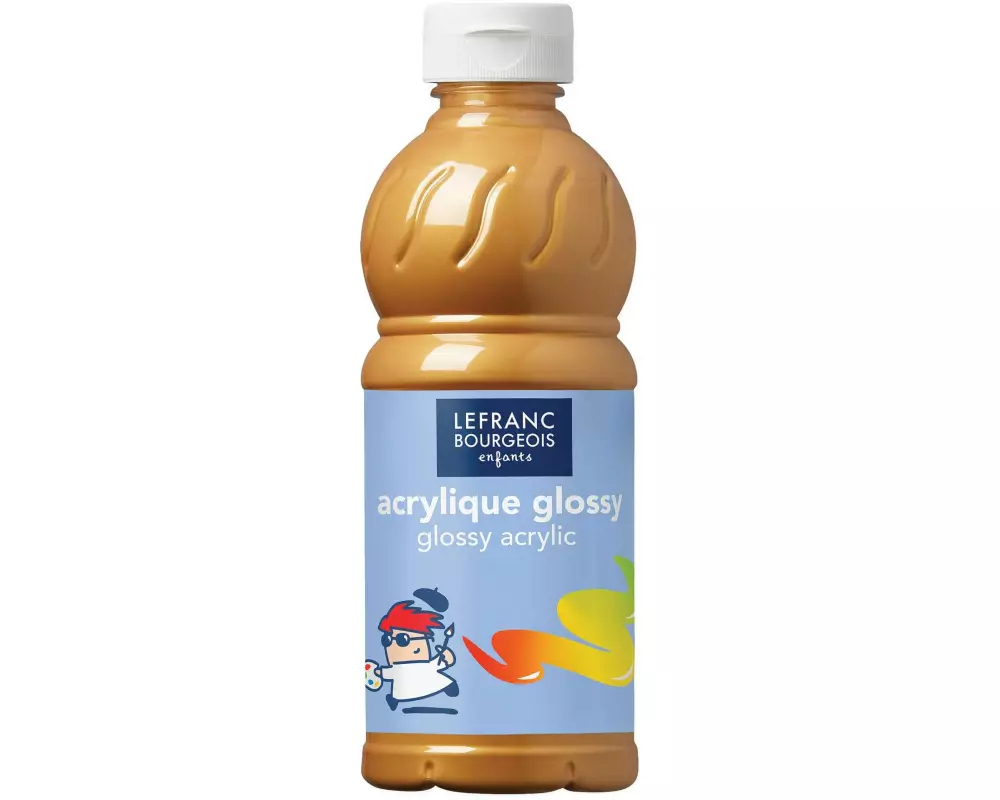 LEFRANC Acrylfarbe Glossy 500 ml, Gold