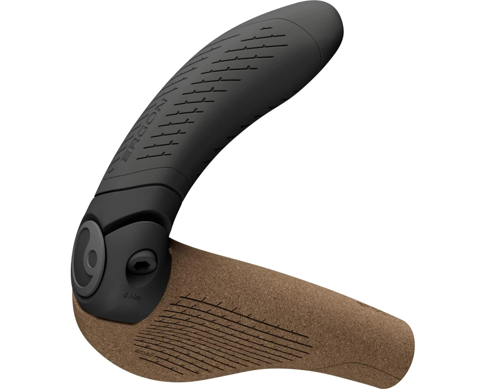 Ergon Lenkergriffe GP4 Evo BioKork Small Braun