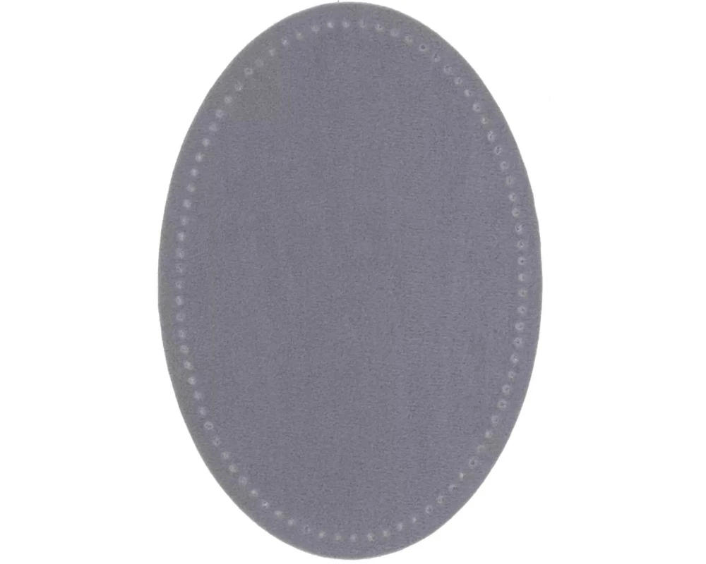 Prym Applikation 9.5 x 14.5 cm Lederimitat, Hellgrau, 2 Stück