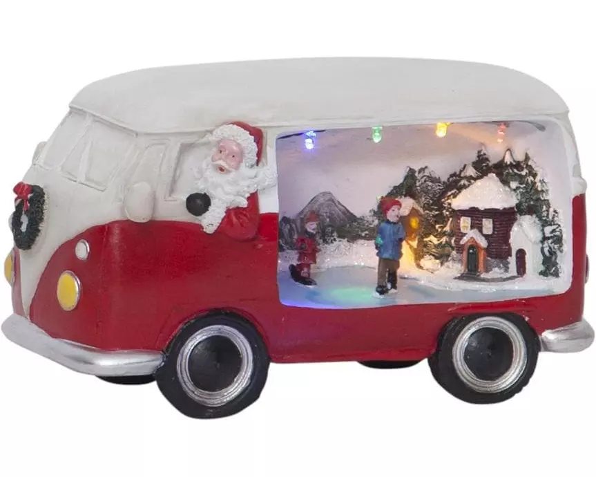 Star Trading LED-Figur Merryville Bus, Rot