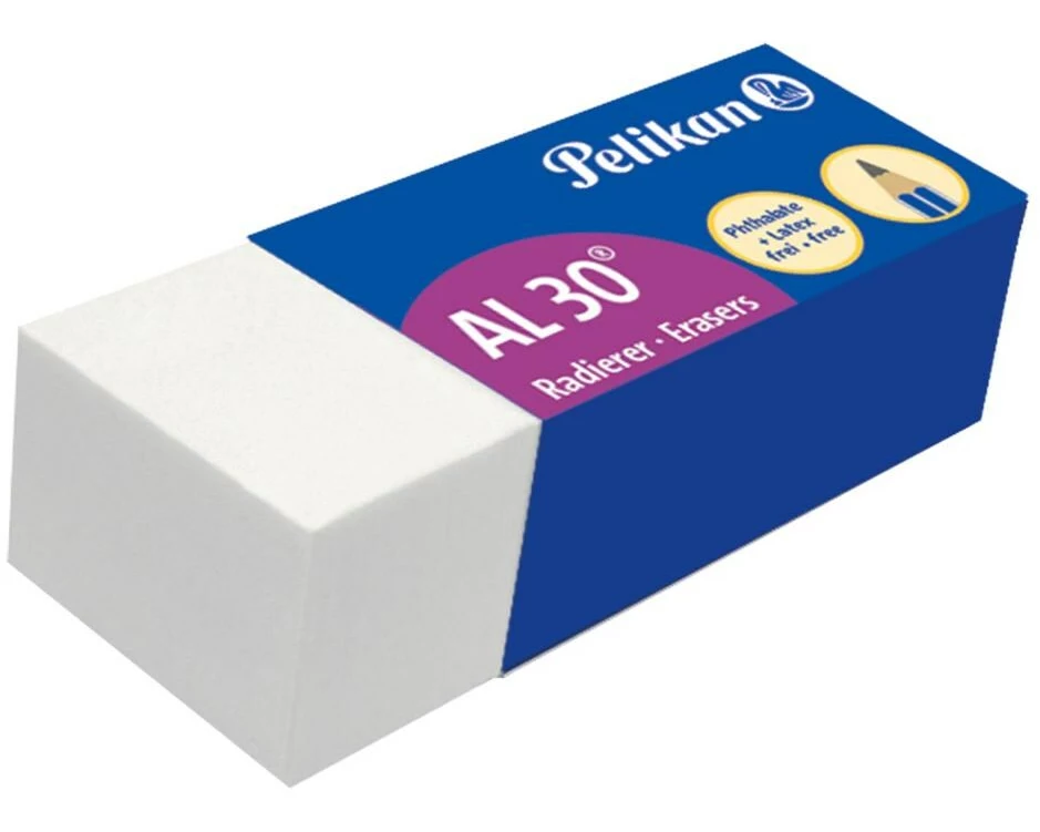 Pelikan Radiergummi Plasto Blau/Weiss