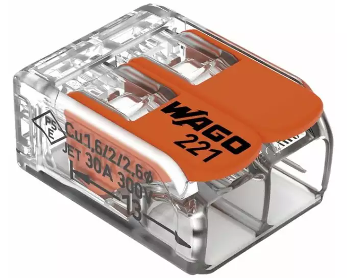 WAGO Steckklemme COMPACT 2 x 0.5-6 mm2, 10 Stück