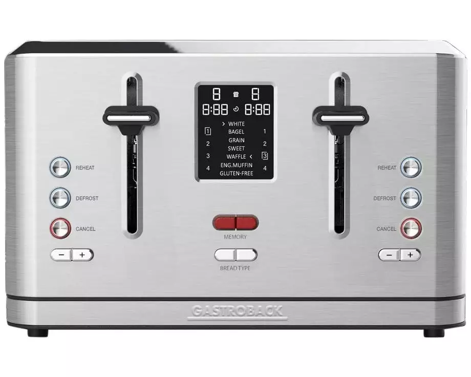 Gastroback Toaster Digital 4S Silber