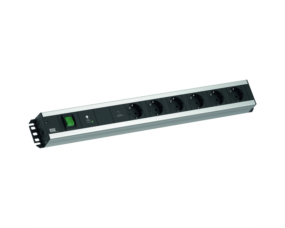 BACHMANN HANDWERKERLEISTE 6xCEE7/3 1xGVS-Plus 1xSchalter 2,0m