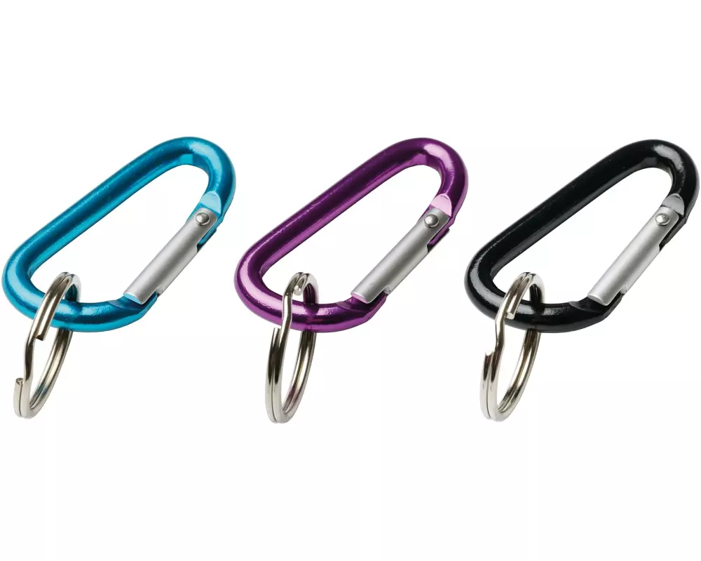 Robert Rieffel Schlüsselkarabiner 50 mm, 2 Stück, assortiert