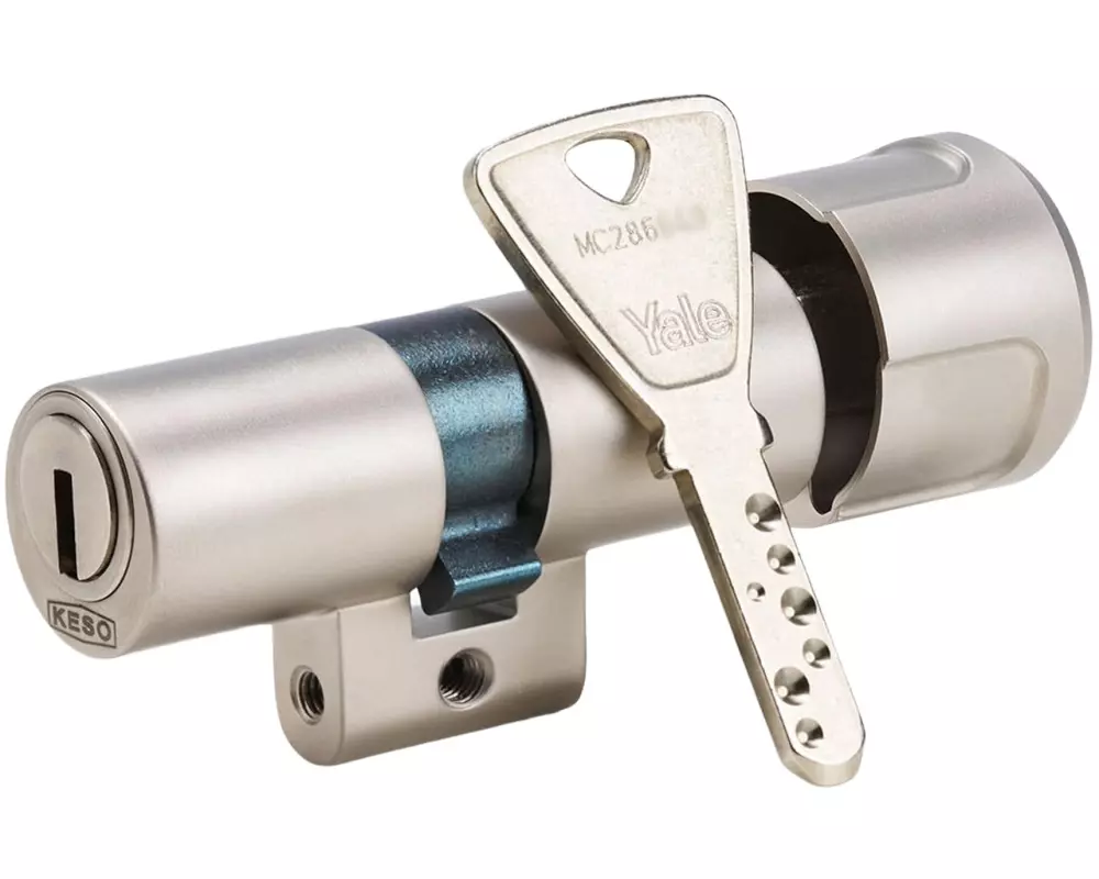 Yale CH Knaufzylinder RZ asym, Länge 65 22 mm Rundprofil