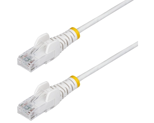 2.5M WHITE SLIM CAT6 CABLE