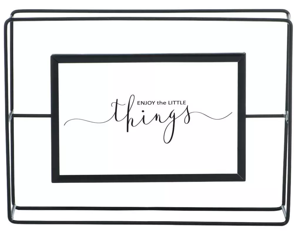 Hama Bilderrahmen Cleveland 10 x 15 cm, Schwarz matt