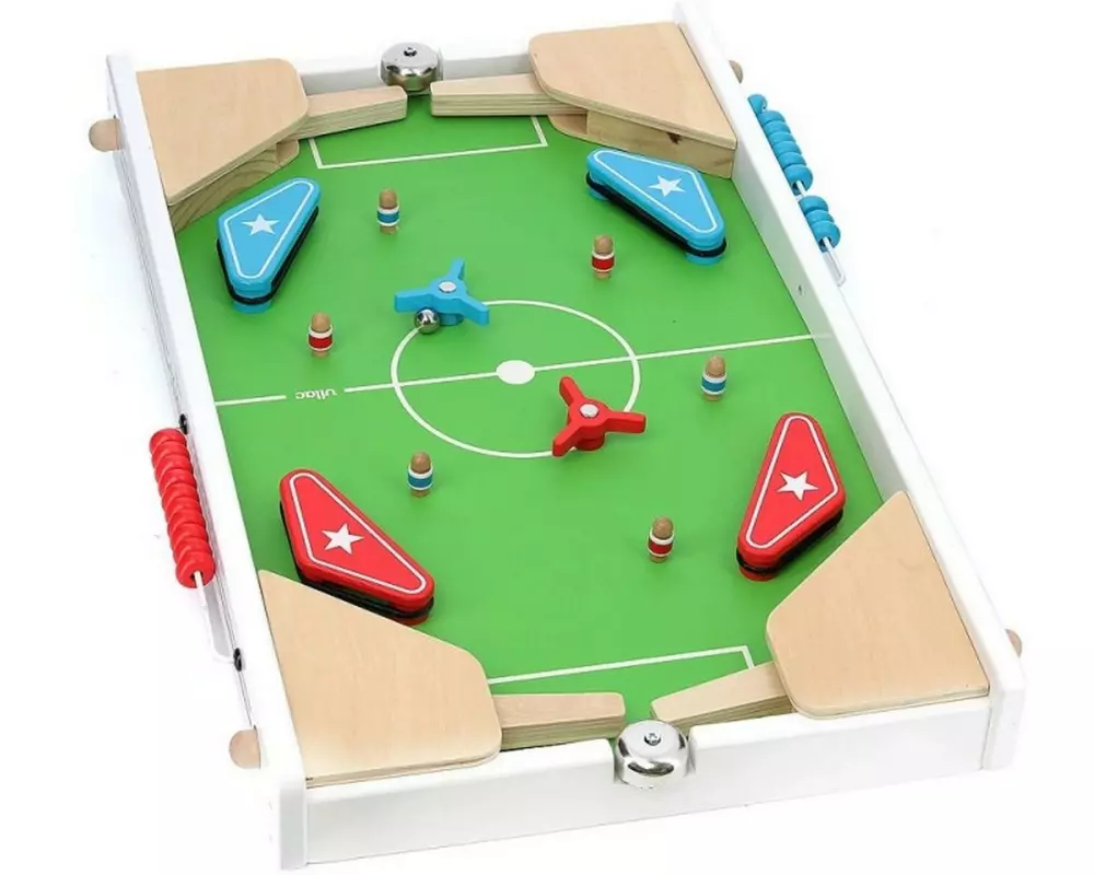 Vilac Familienspiel Pinball Battle Stadium Holz mehrfarbig