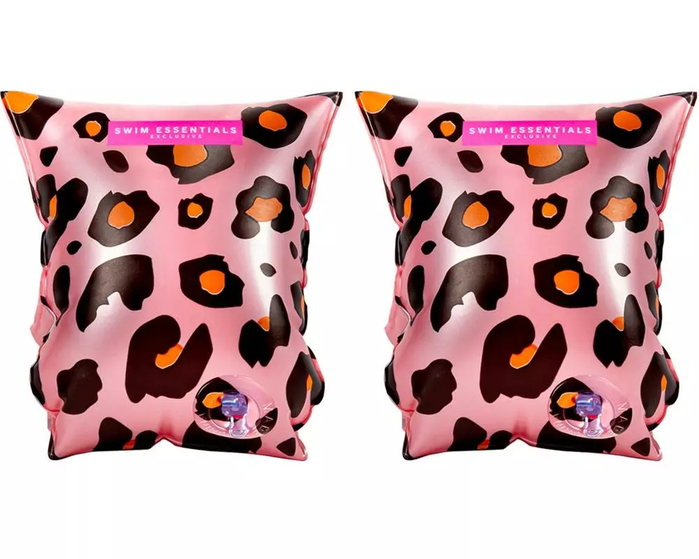 Swim Essentials Schwimmflügel 0-2 Jahre Rose Gold Leopard