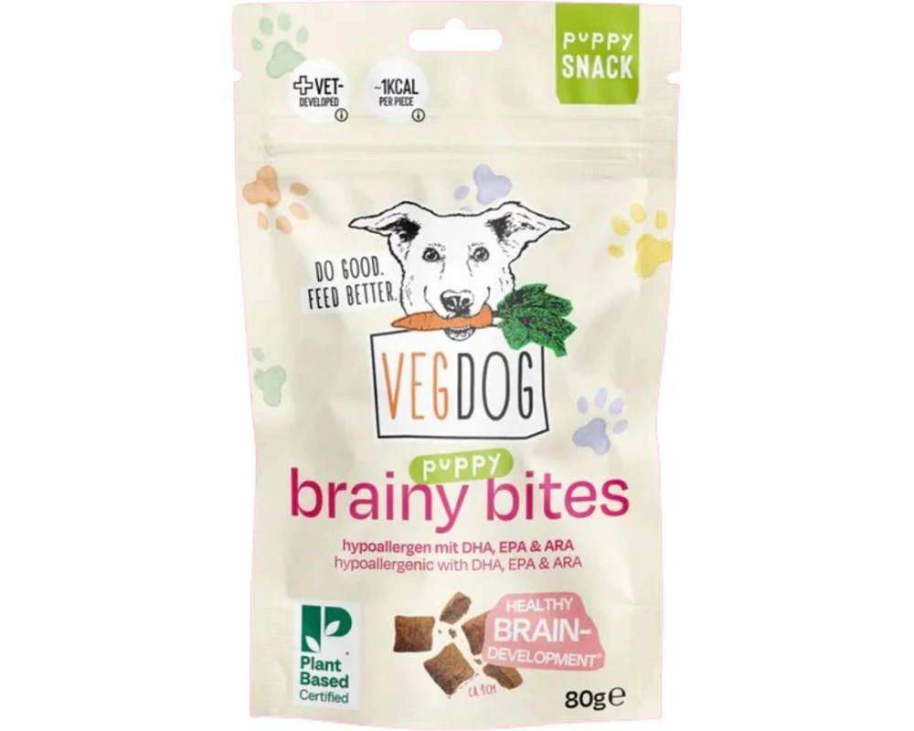 Vegdog Brainy Bites 80 g