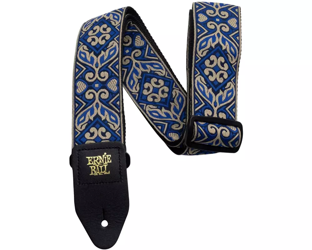 Ernie Ball Gitarrengurt Jacquard Tribal Blue