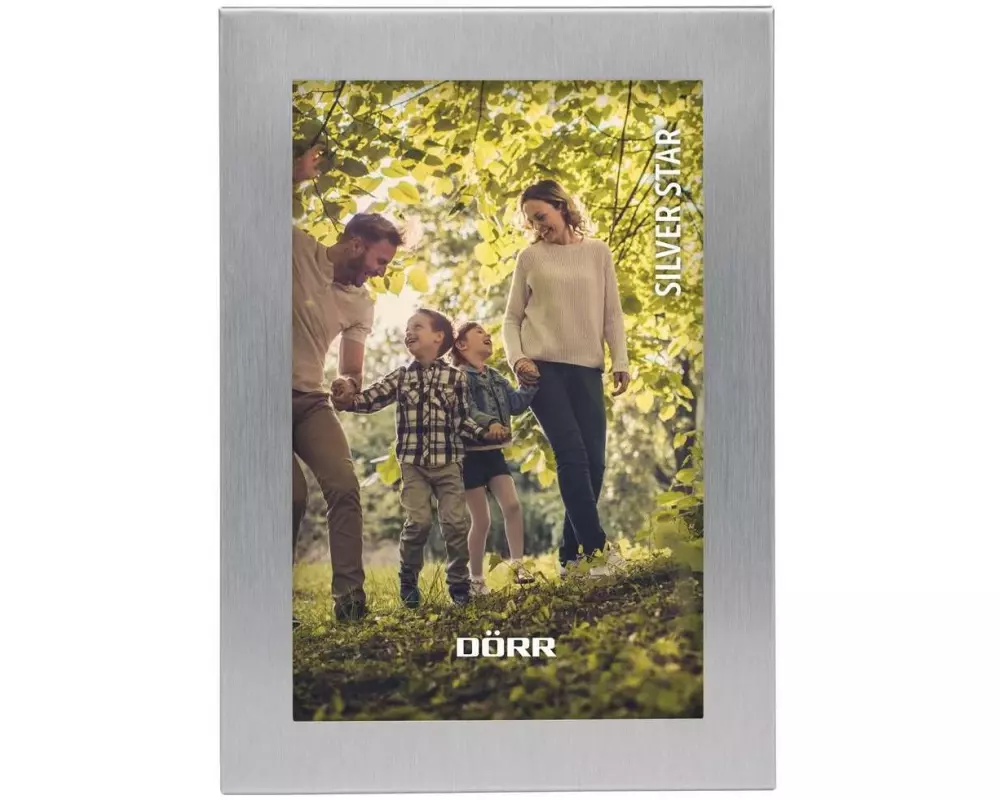 Dörr Bilderrahmen Silver Star Lucca Stahl, 15 x 20 cm