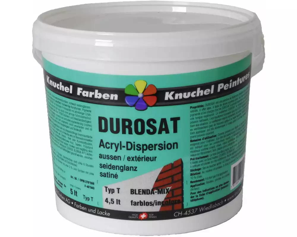 Knuchel Aussendispersion Durosat-Mix 5 l Transparent