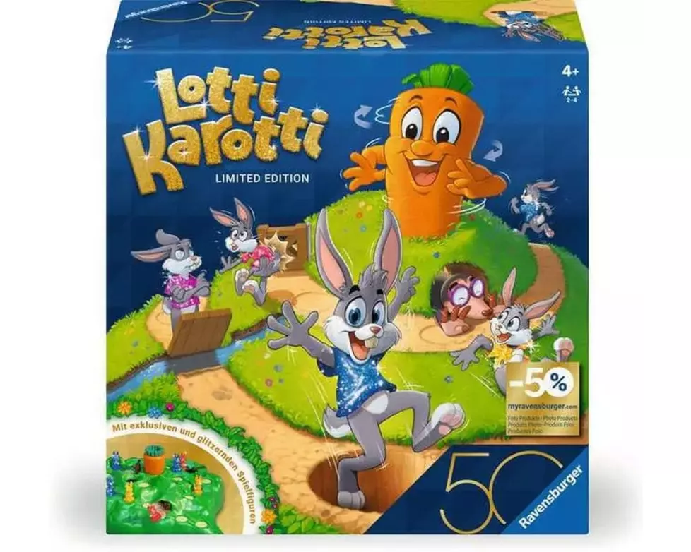 Ravensburger Kinderspiel Lotti Karotti 50 Jahre blaues Dreieck -DE-