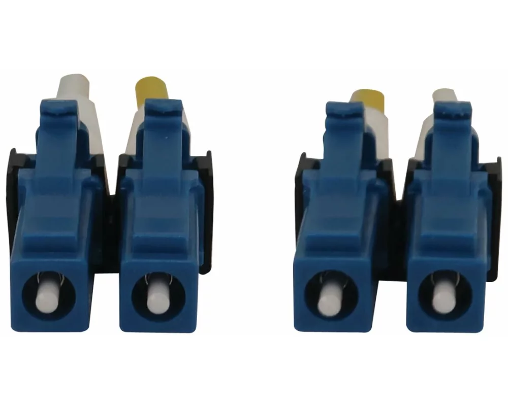 EATON TRIPPLITE 400G, Duplex, Singlemode, 9/125, OS2, Switchable, Fiber, Optic Cable, LC/UPC, M/M, LSZH, Yellow, 5m 16.8ft.