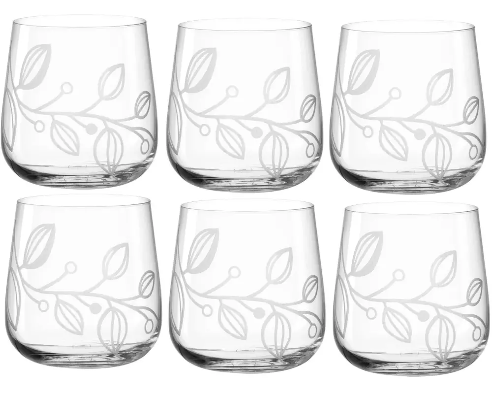 Leonardo Whiskyglas Boccio 400 ml, 6 Stück, Transparent