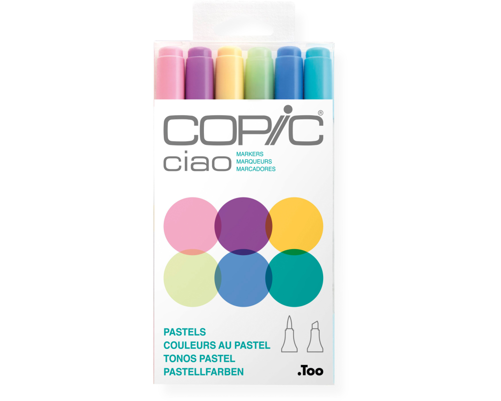 COPIC Marker Ciao 22075667 6er Set Pastels