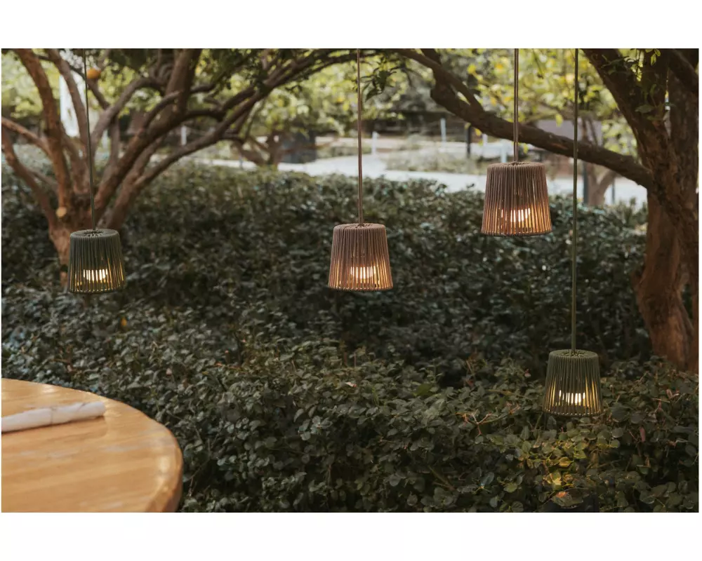 new Garden Gartenlicht Mini Conta Hang Weiss