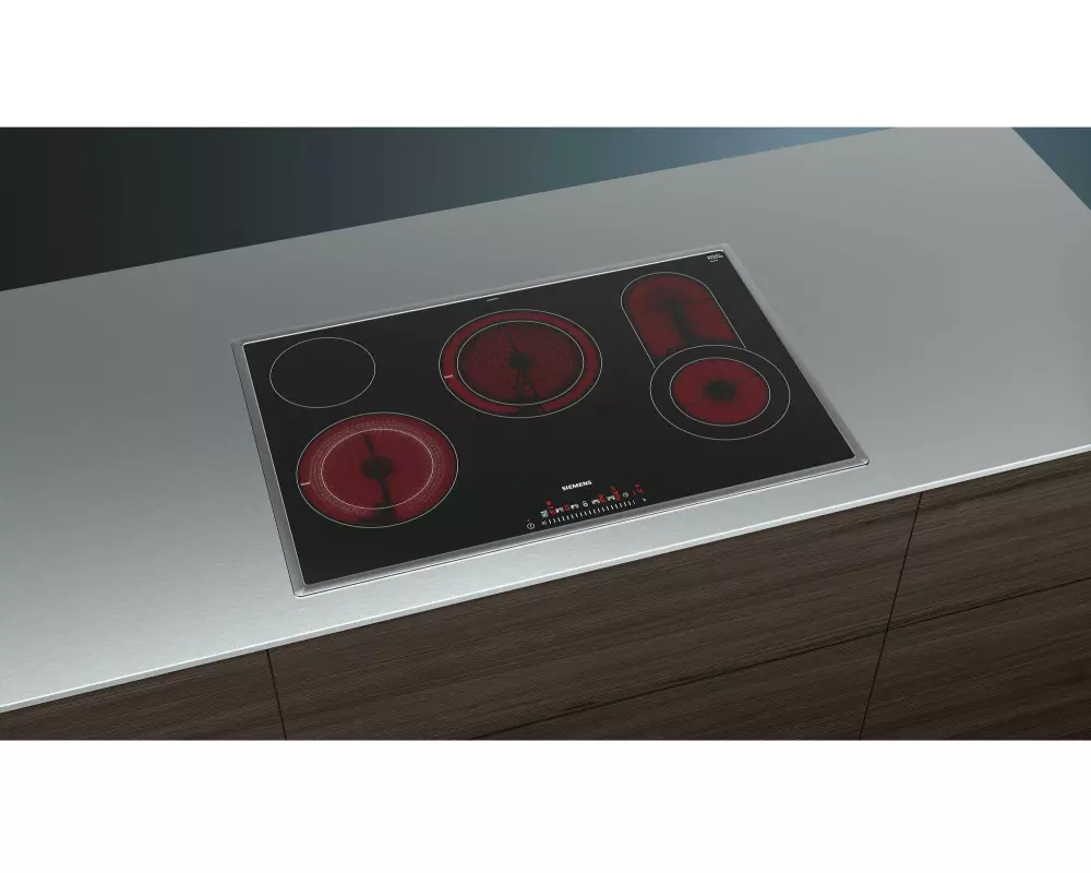 Siemens Glaskeramik-Kochfeld ET845FCP1C Flachrahmen-Design