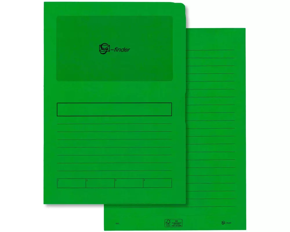 Goessler Ordnungsmappe G-Finder mit VD Grün, 100 Stück