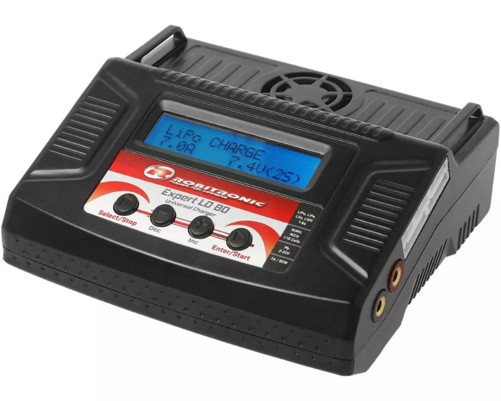 Robitronic Ladegerät Expert LD 80 80W AC/DC, 1-6S