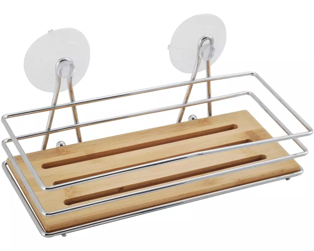 MSV Duschmittelhalter Braun/Silber