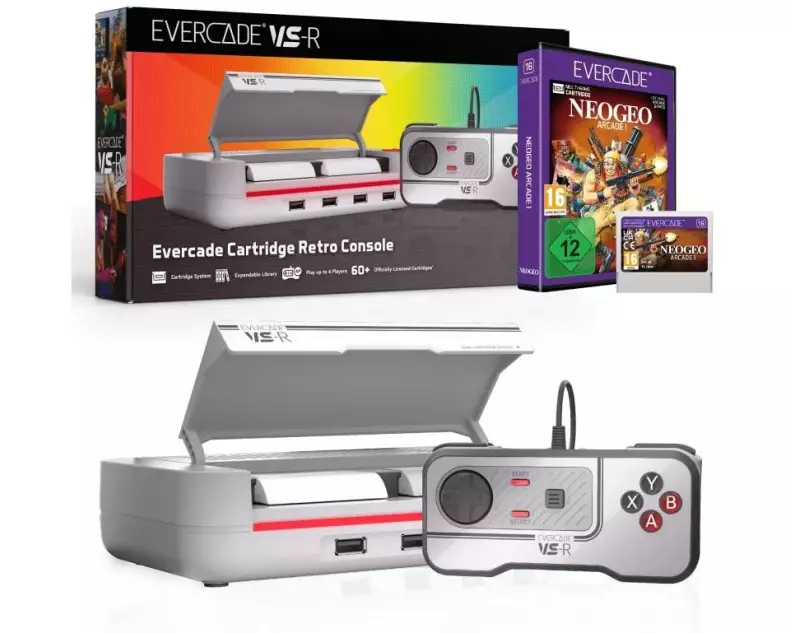 Blaze Spielkonsole Evercade VS-R Solo NeoGeo 1 Bundle
