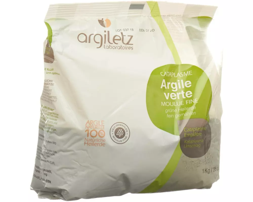 Argiletz Heilerde grün Pulver fein 1 kg