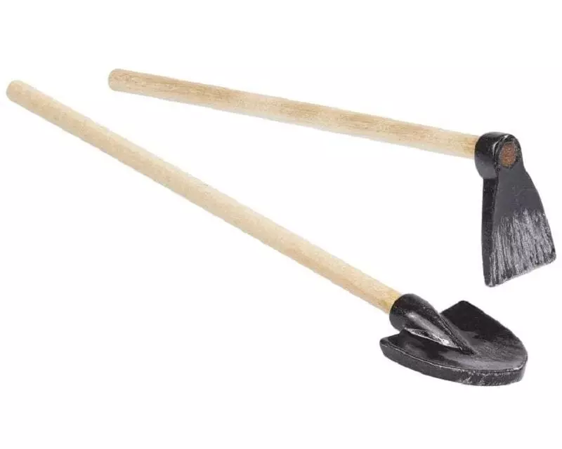 HobbyFun Mini-Utensilien Gartenwerkzeug 2-teilig