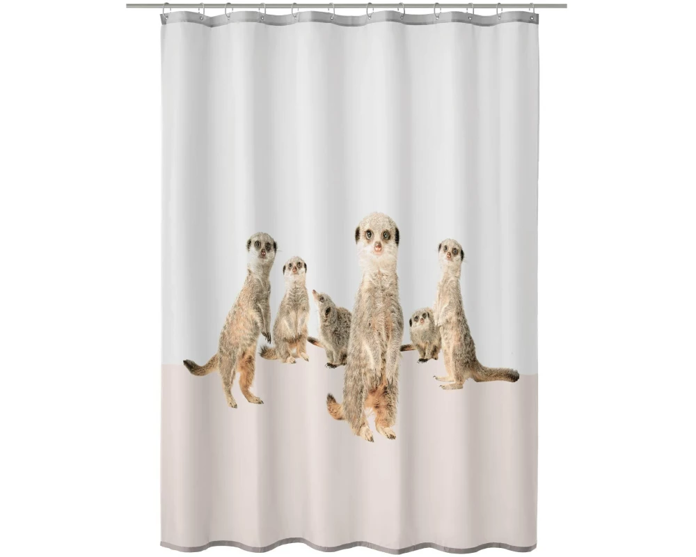 Kleine Wolke Duschvorhang Surie 180 x 200 cm, Beige