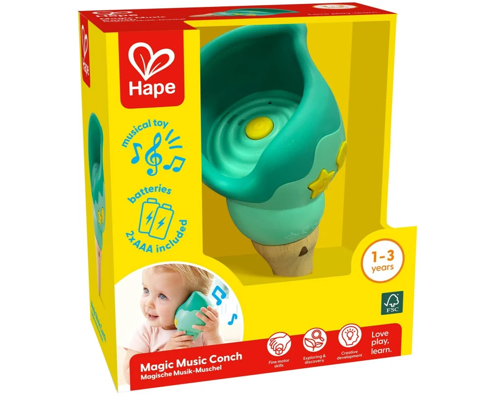 Hape Musikspielzeug Magische Musik-Muschel