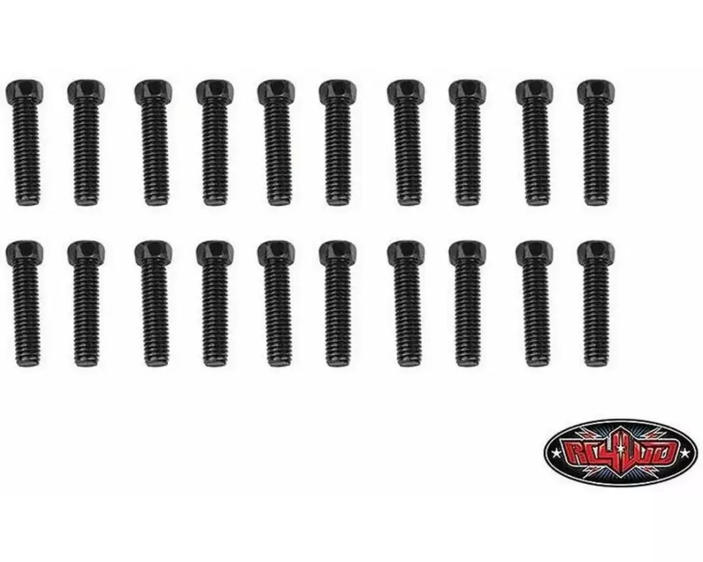 RC4WD Sechskantschrauben M3 x 12 mm schwarz