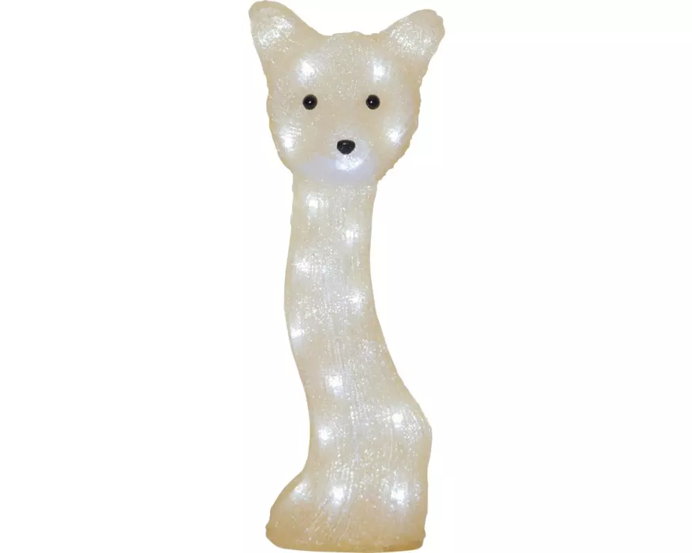 Star Trading LED-Figur Crystalo Fuchs, 41.5 cm, Beige